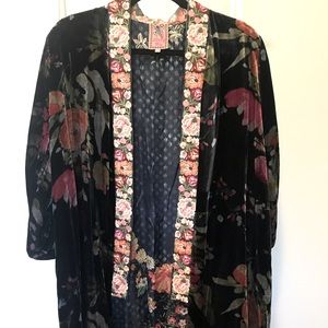 Johnny Was Velvet Kimono